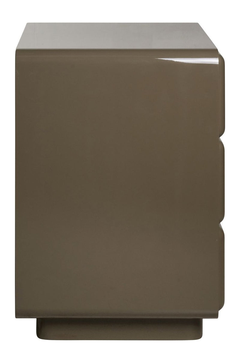 Nachttisch Demy Clay green – MDF Beistelltisch fürs Schlafzimmer