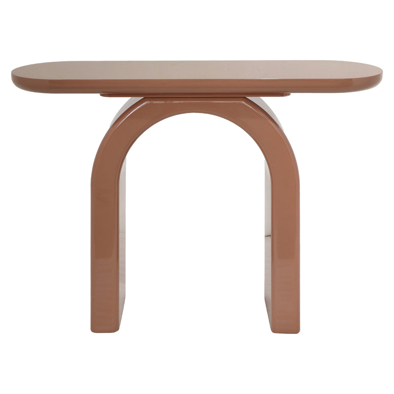 Konsole Kourtney Mocha Mousse – MDF-Wandkonsole für Flur & Wohnzimmer