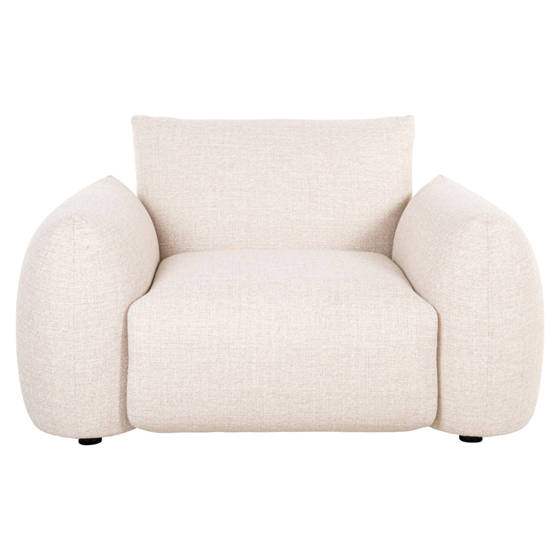 Outdoor Lounge Stuhl Dawson beige alpine mit Aluminiumgestell