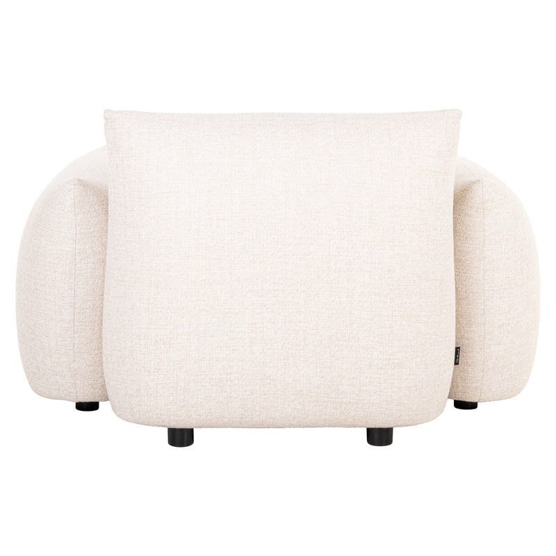 Outdoor Lounge Stuhl Dawson beige alpine mit Aluminiumgestell