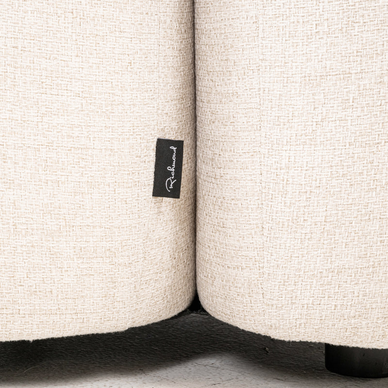 Outdoor Lounge Stuhl Dawson beige alpine mit Aluminiumgestell
