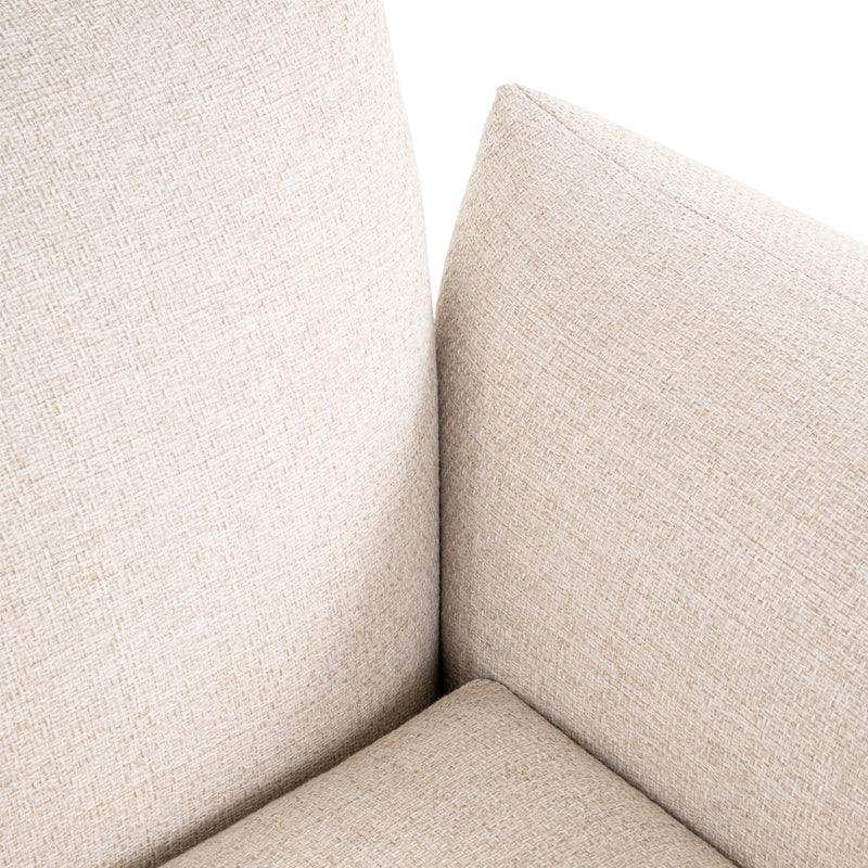 Outdoor Lounge Stuhl Dawson beige alpine mit Aluminiumgestell