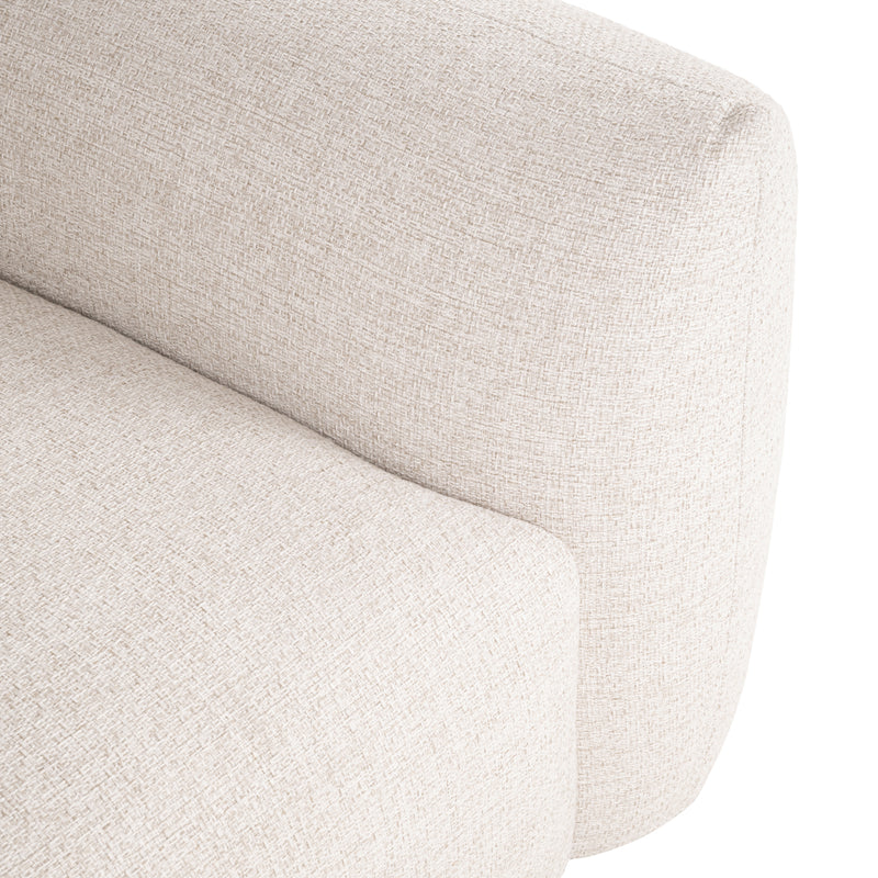 Outdoor Lounge Stuhl Dawson beige alpine mit Aluminiumgestell