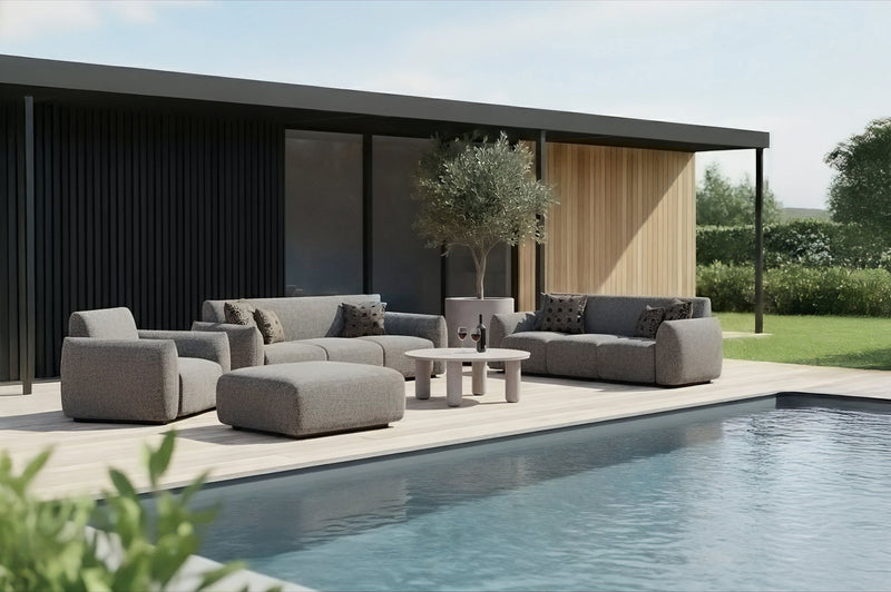 Outdoor Lounge Stuhl Dawson in Greige Alpine, wetterfest & komfortabel