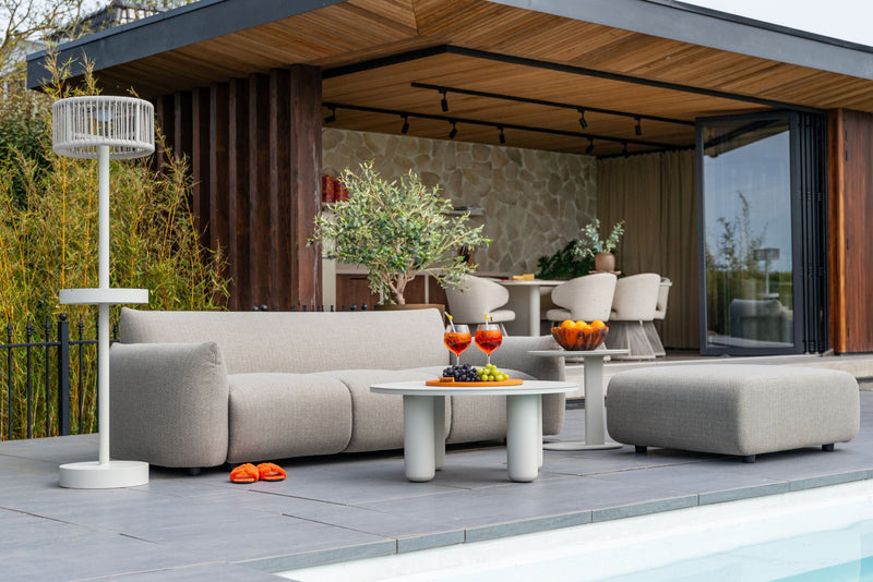 Richmond Garten Hocker & Fußbank Dawson greige alpine, Outdoor