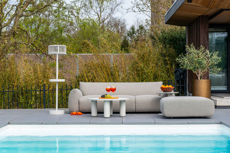 Garten Sofa Dawson Greige Alpine – wetterfestes Outdoor-Loungesofa