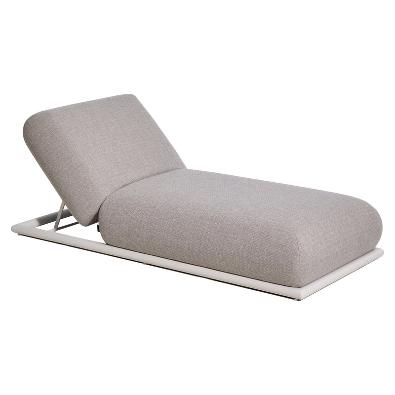 Outdoor Liege Sullivan Greige Alpine mit Aluminiumrahmen