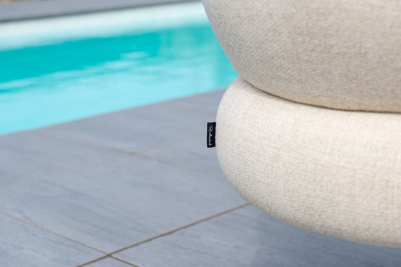 Outdoor Stuhl Mason beige alpine – drehbar, wetterfest, UV-beständig