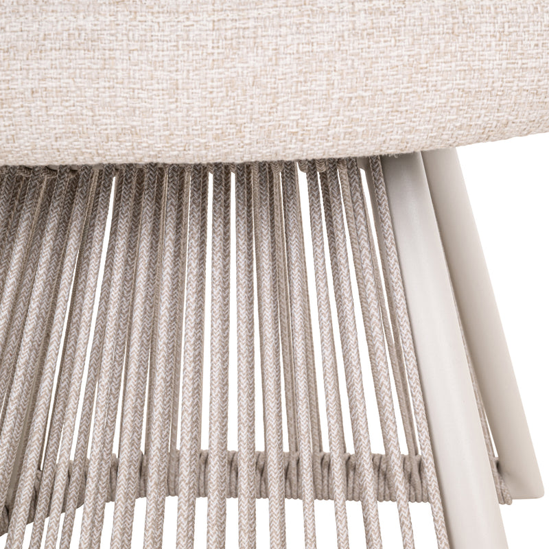 Outdoor Stuhl Nuba Beige Alpine – Richmond Gartenstuhl mit Geflecht