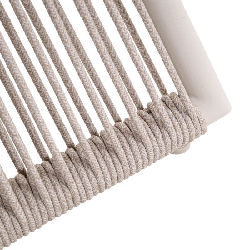 Outdoor Stuhl Nuba Beige Alpine – Richmond Gartenstuhl mit Geflecht