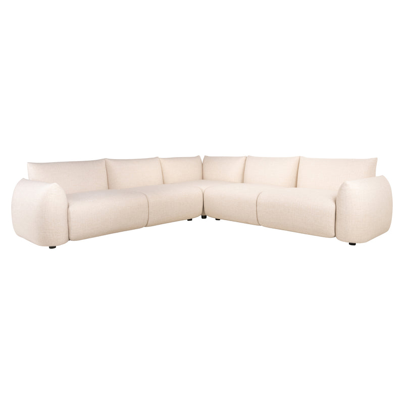 Garten Ecksofa Dawson beige alpine – wetterfest & komfortabel