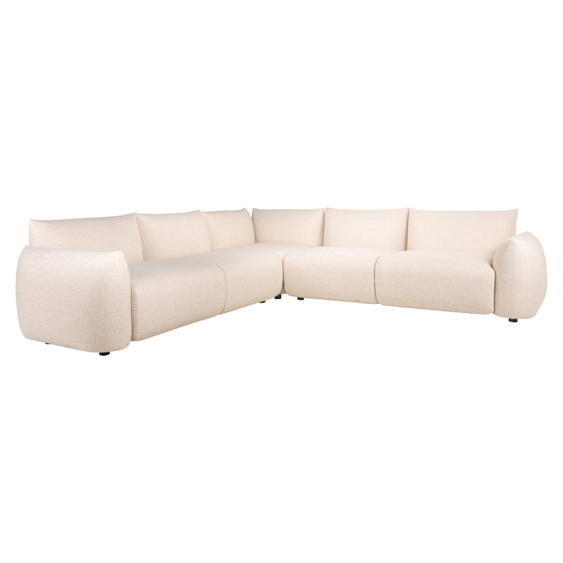 Garten Ecksofa Dawson beige alpine – wetterfest & komfortabel