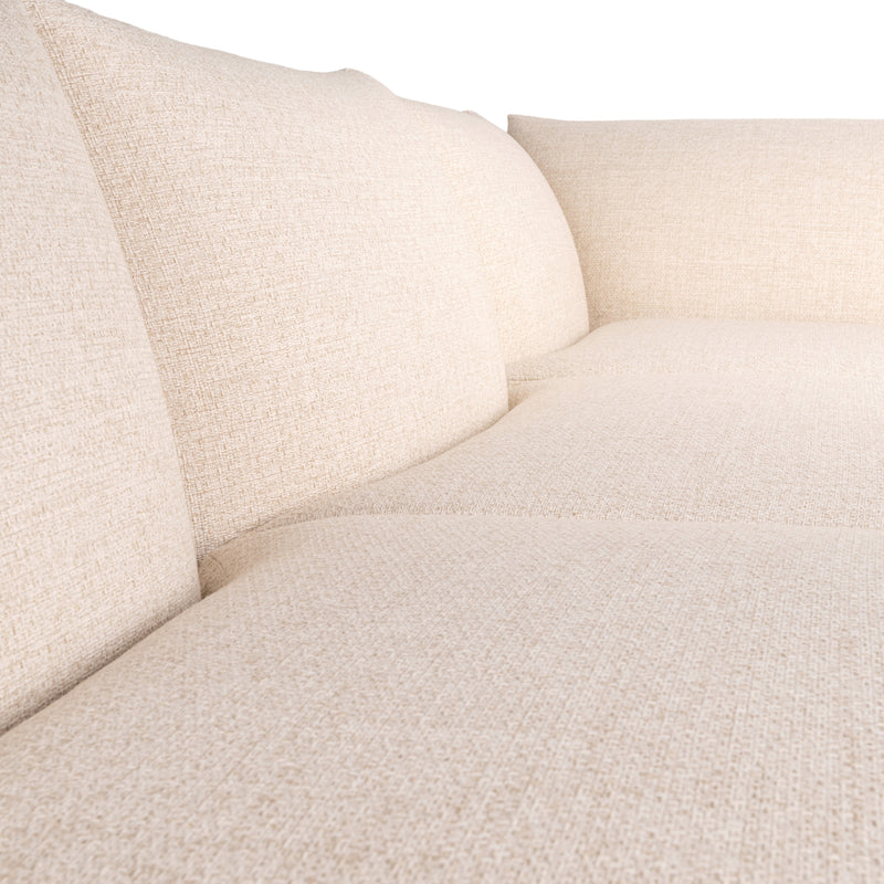 Garten Ecksofa Dawson beige alpine – wetterfest & komfortabel