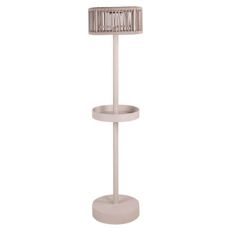 Richmond Garten Stehlampe Lunar mit Solarfunktion, beige, 152 cm