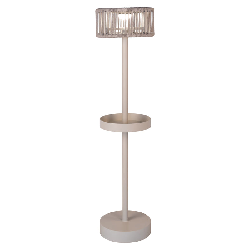 Richmond Garten Stehlampe Lunar mit Solarfunktion, beige, 152 cm