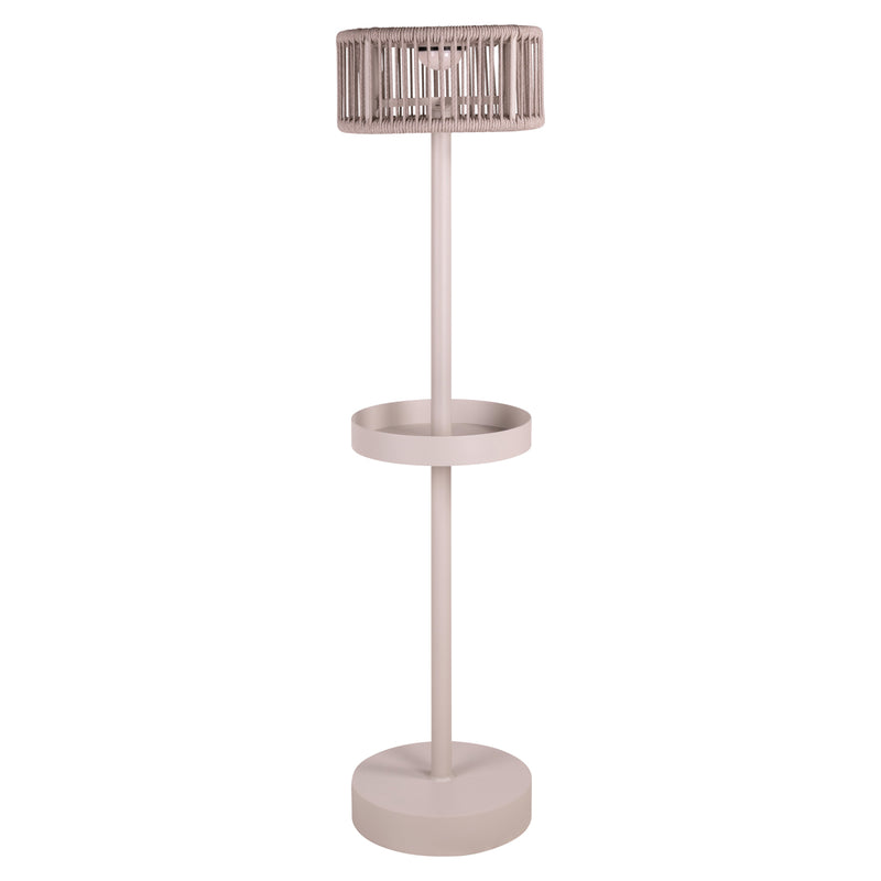 Richmond Garten Stehlampe Lunar mit Solarfunktion, beige, 152 cm