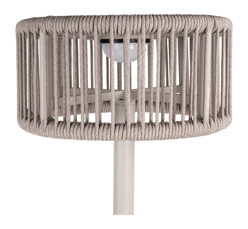 Richmond Garten Stehlampe Lunar mit Solarfunktion, beige, 152 cm