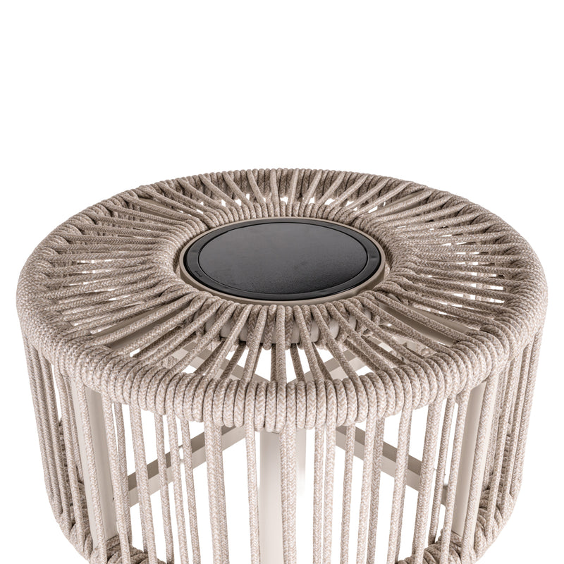 Richmond Garten Stehlampe Lunar mit Solarfunktion, beige, 152 cm