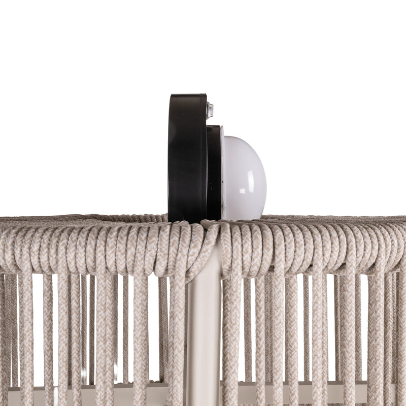 Richmond Garten Stehlampe Lunar mit Solarfunktion, beige, 152 cm