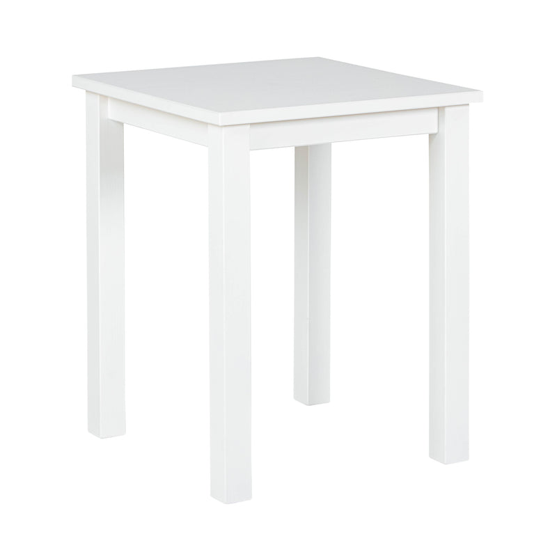 Beistelltisch Asgar Massivholz Kiefer in Weiß fürs Wohnzimmer