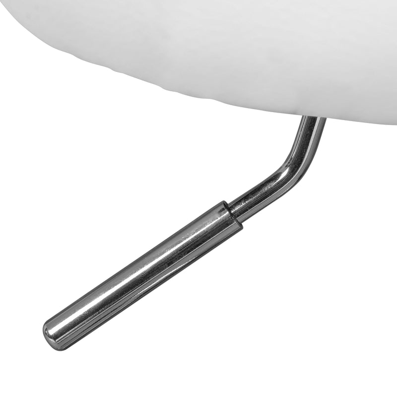 Drehhocker Asra Weiß mit Gasdruckfeder, höhenverstellbar & drehbar