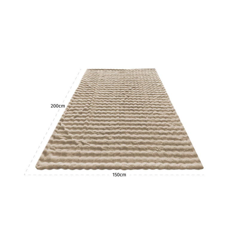Richmond Decke Nordic Plush beige 150x200 cm – flauschige Kuscheldecke