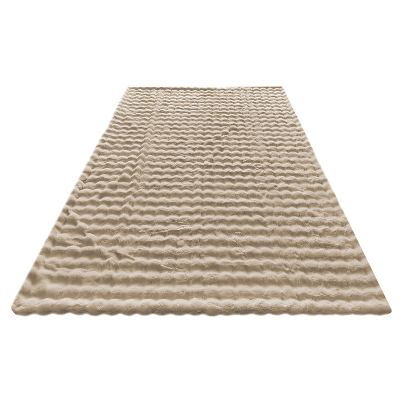 Decke Nordic Plush beige 200x300 cm – flauschige Kuscheldecke