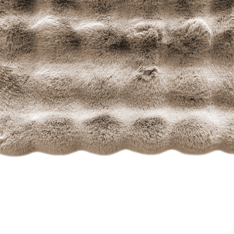 Decke Nordic Plush beige 200x300 cm – flauschige Kuscheldecke