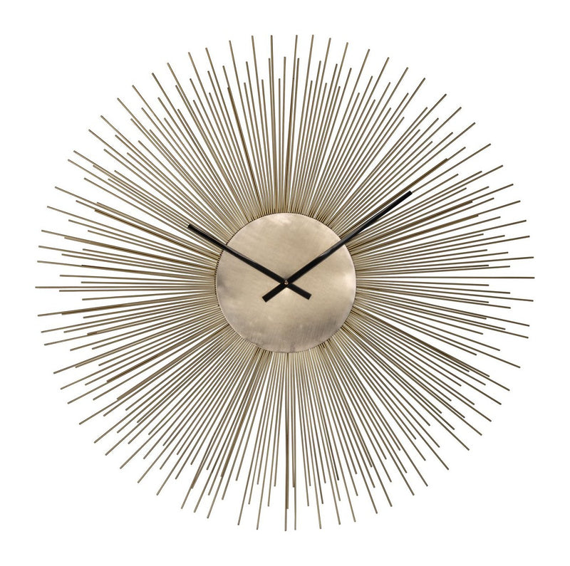 Richmond Wanduhr Chasin gold Ø 90 cm, sonnenförmiges Design