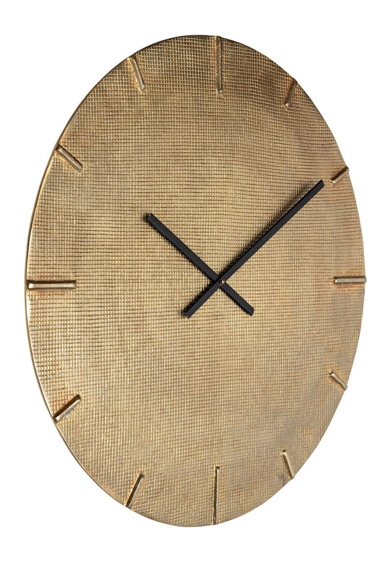 Richmond Wanduhr Zane Gold – Aluminium, Ø74 cm, XXL-Design