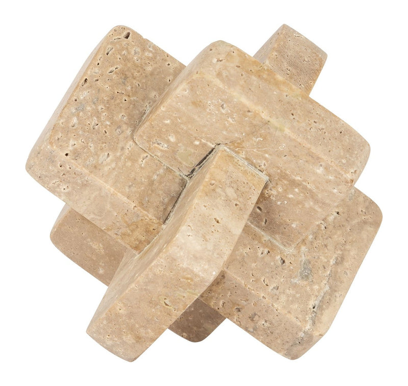 Dekoratives Objekt Mony Travertin beige – Richmond Naturstein-Deko