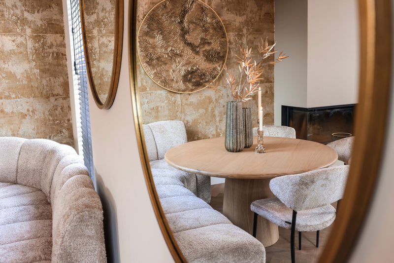 Kerzenhalter Meral in Braun, groß – Glas-Deko von Richmond Interiors