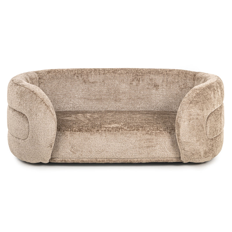Hundebett Bingo Taupe Chenille – kuscheliger Rückzugsort für Hunde