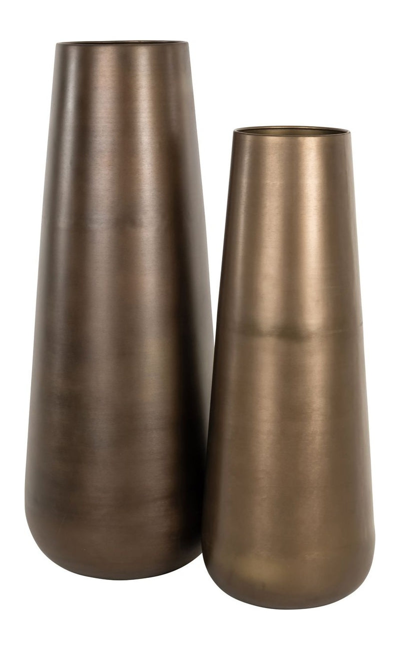 Vase Kenza XXL, 142 cm, Aluminium Brass Antique, Richmond