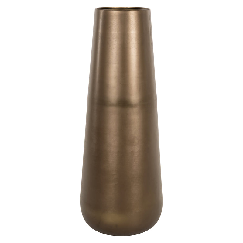 Vase Kenza Brass Antique – elegante Alu-Deko-Vase von Richmond