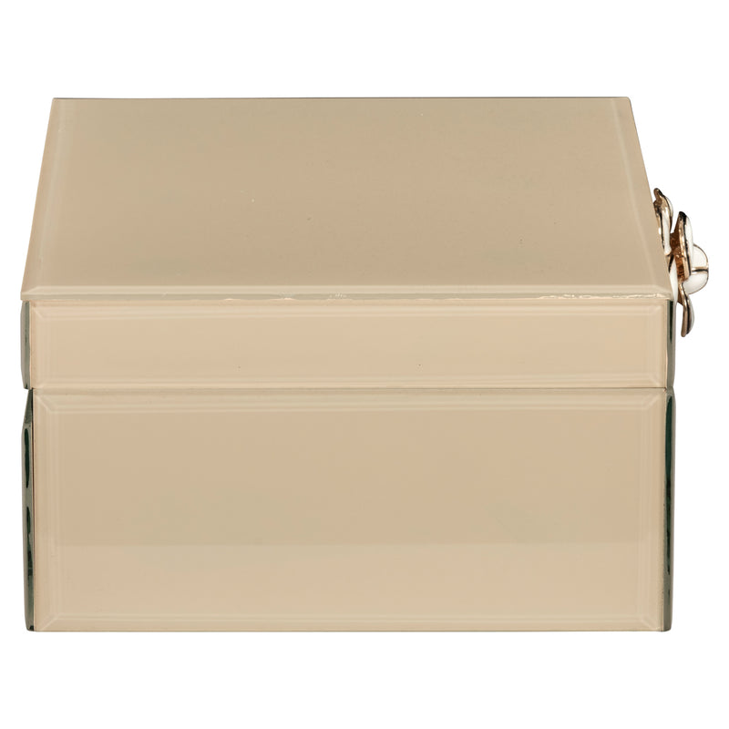 Aufbewahrungsbox Abbey ivory von Richmond aus MDF und Glas