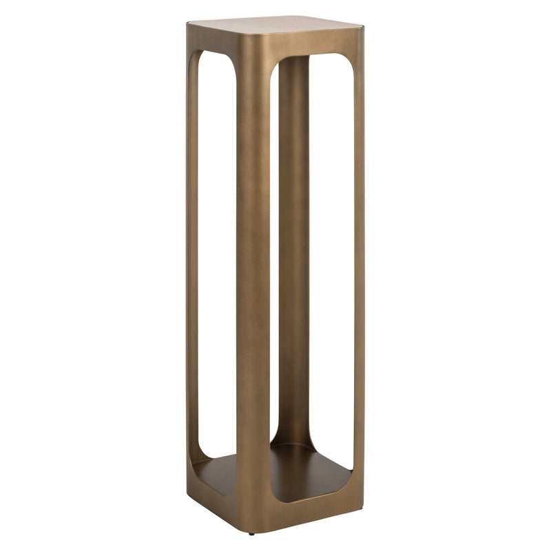 Richmond Säule Claridge gold antique – runder Deko-Sockel, 100 cm