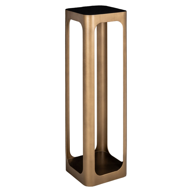 Richmond Säule Claridge gold antique – runder Deko-Sockel, 100 cm