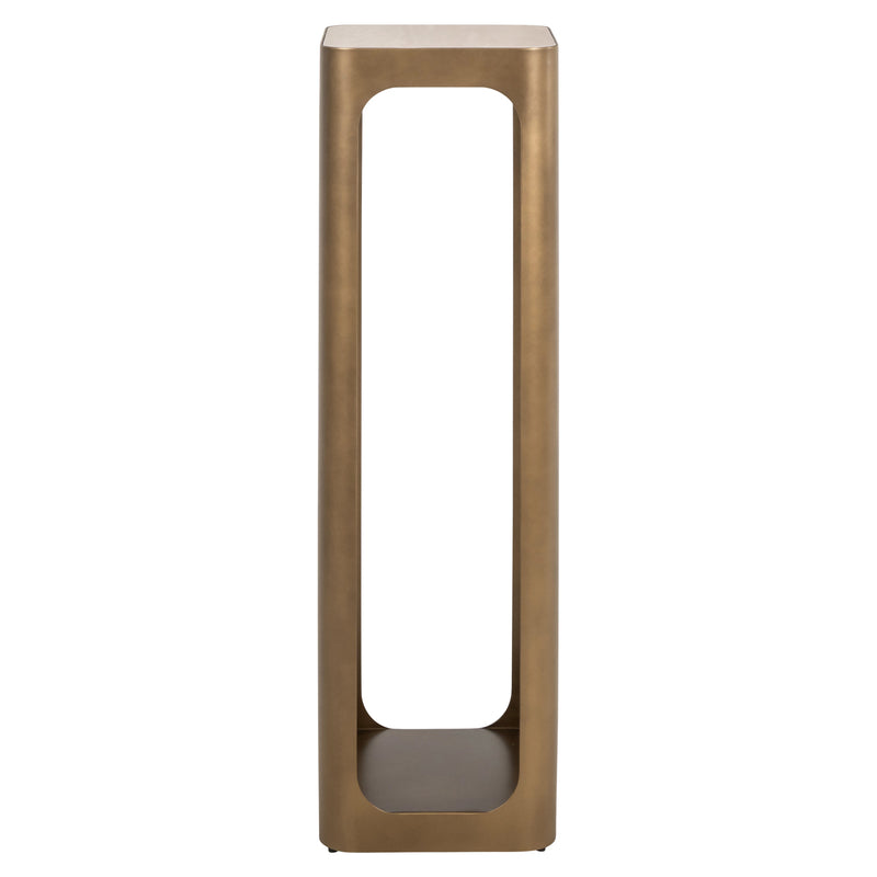 Richmond Säule Claridge gold antique – runder Deko-Sockel, 100 cm