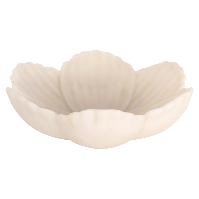 Richmond Schale Xena white S – weiße Deko-Schale, 35x35x11 cm