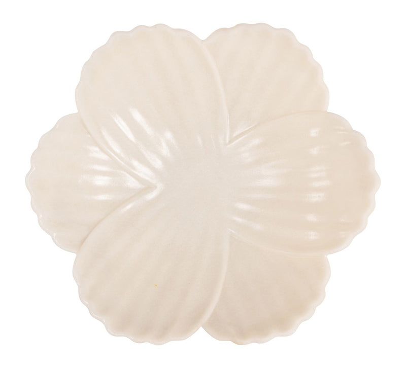 Richmond Schale Xena white S – weiße Deko-Schale, 35x35x11 cm
