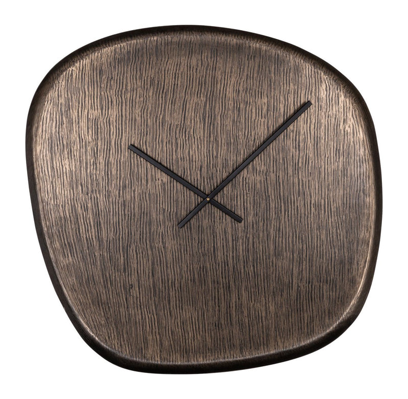 Richmond Wanduhr Nuvani bronze – rund, 88 cm, Eisengestell