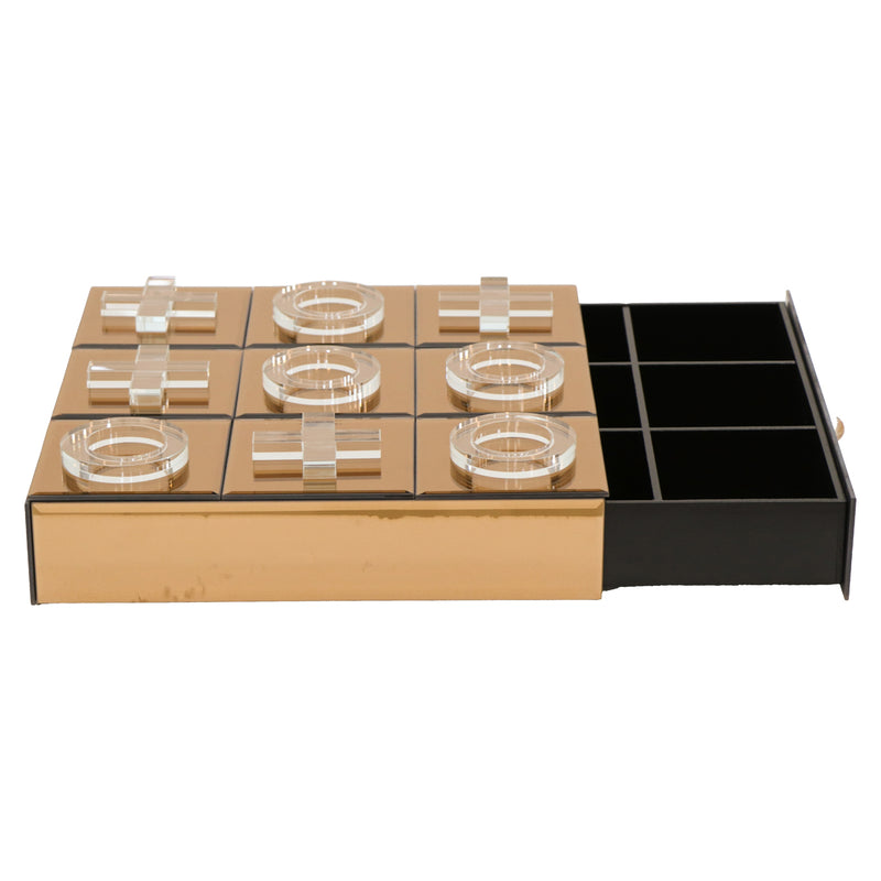Richmond Dekoratives Spiel Victoria braun aus MDF, Spiegel & Glas