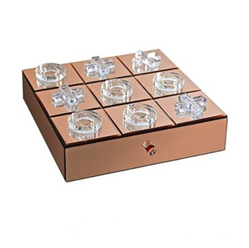 Richmond Dekoratives Spiel Victoria braun aus MDF, Spiegel & Glas