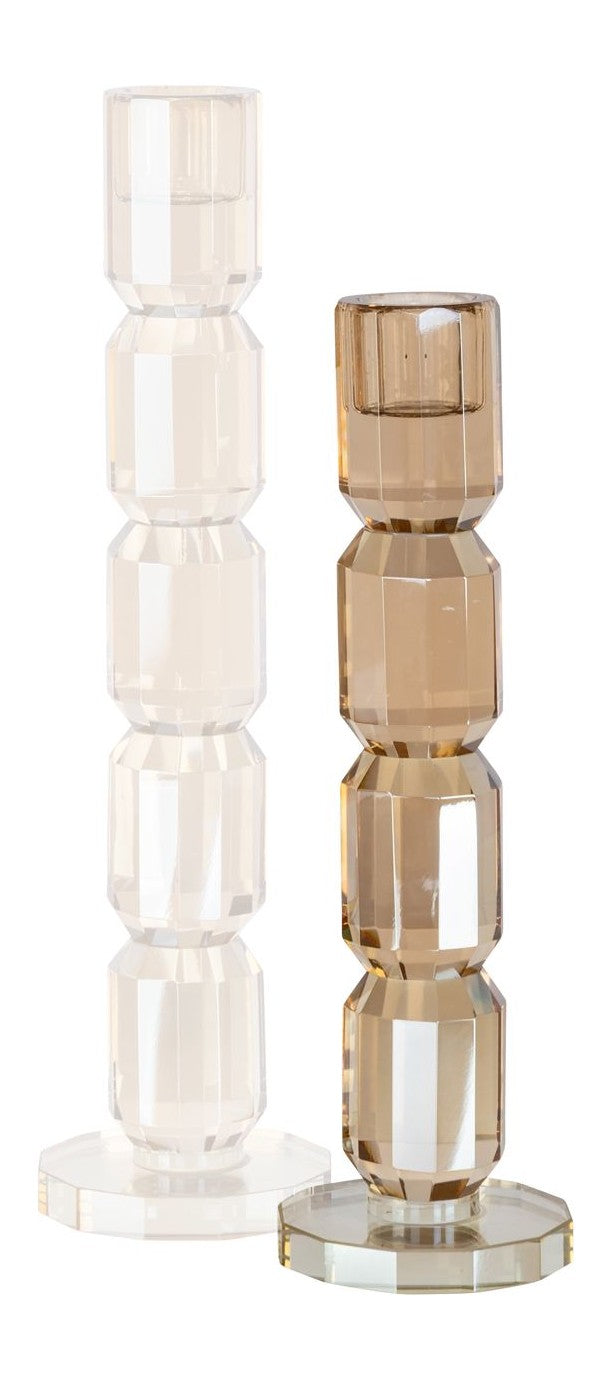 Kerzenhalter Dita Champagne aus Kristall - Richmond, klein