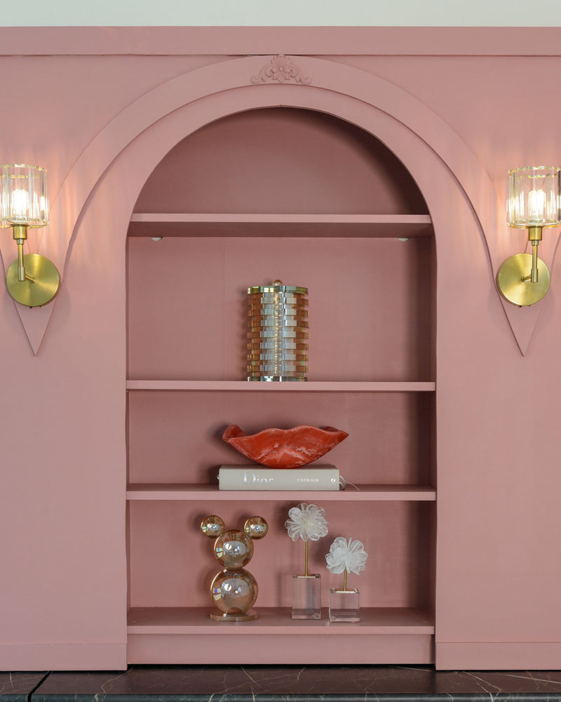 Aufbewahrungsbox Joann amber aus Kristallglas – elegante Deko-Dose
