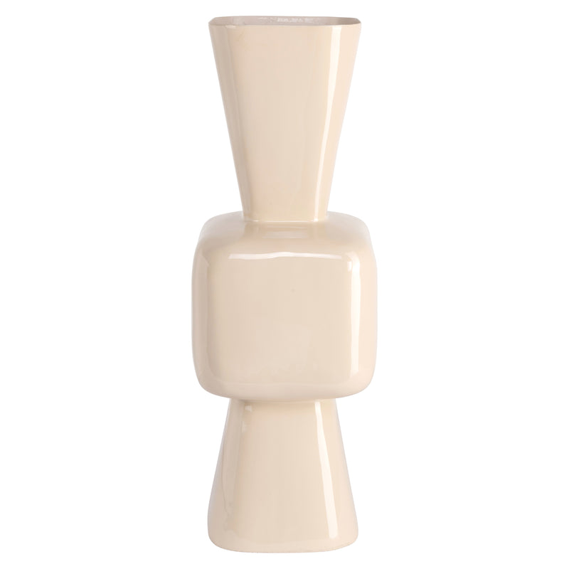 Richmond Vase Brooks Tapioca - Bodenvase aus Eisen, 46 cm hoch