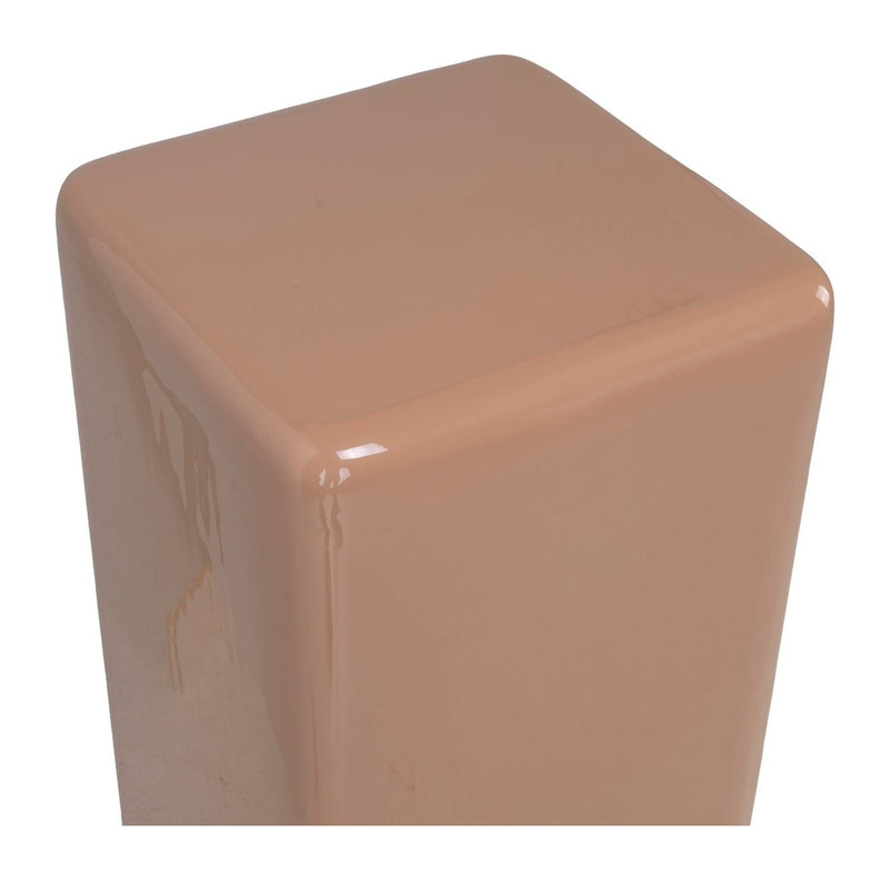 Richmond Säule Clair mocha mousse – Deko-Säule aus Eisen, 90 cm