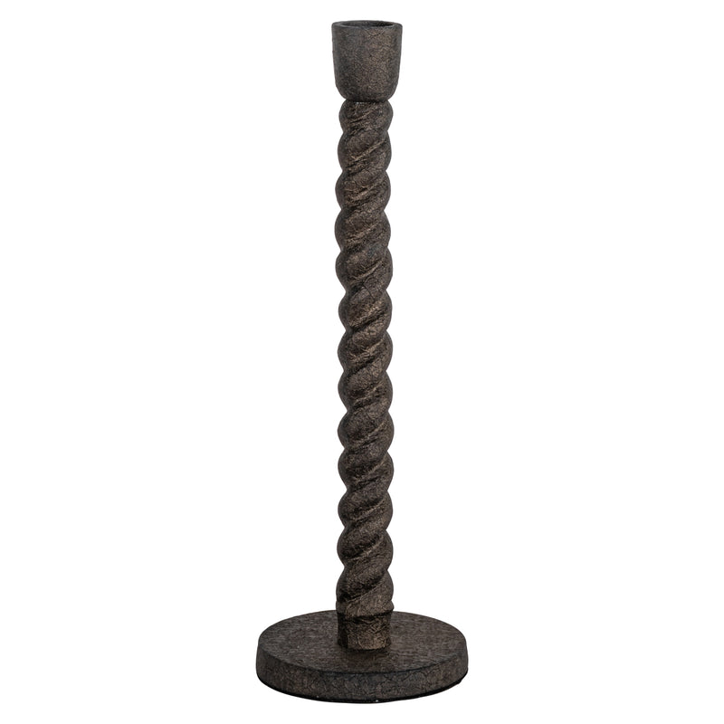 Kerzenhalter Milena Richmond Aluminium Antik-Messing-Optik, 28,5 cm