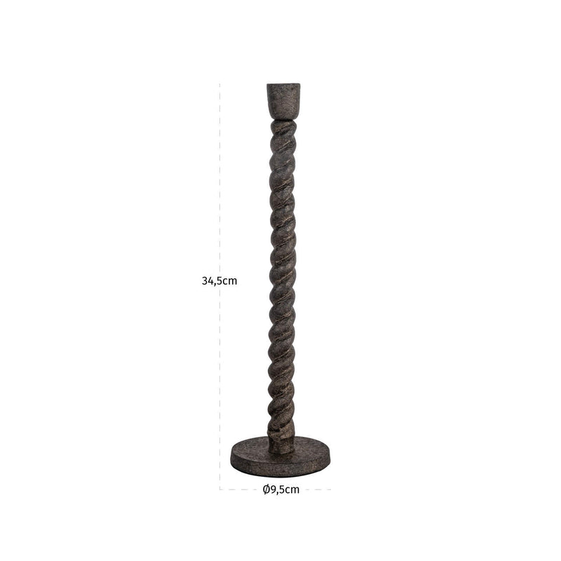 Kerzenhalter Milena in Antik-Messing, Richmond, 34,5 cm